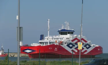 Fähre zu den estnischen Inseln über die Ostsee